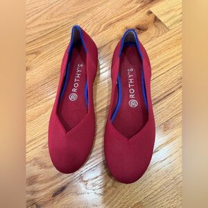 Rothy's Daily Flats 8.5 Red EUC - only worn a couple times
